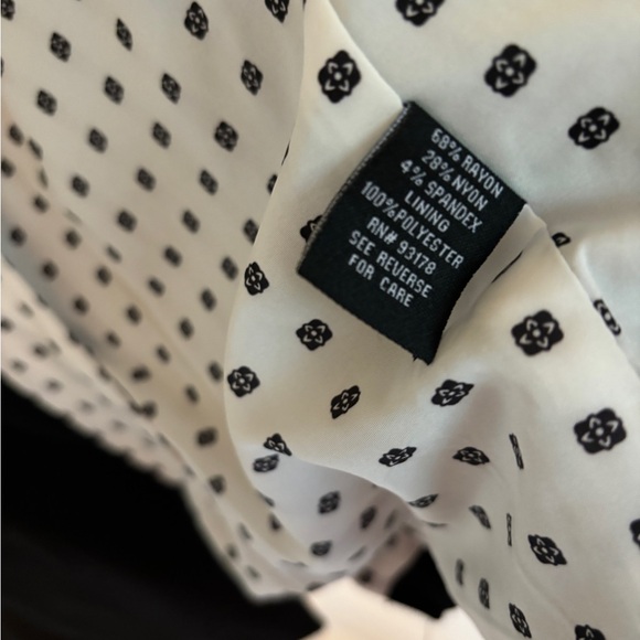 Black Blazer with Polka Dot Lining - Picture 4 of 4